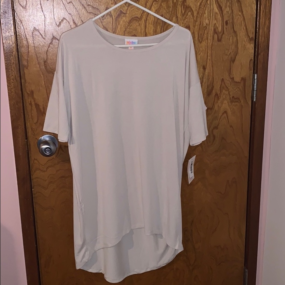 LuLaRoe Off-White Irma Tunic Size XS NWT